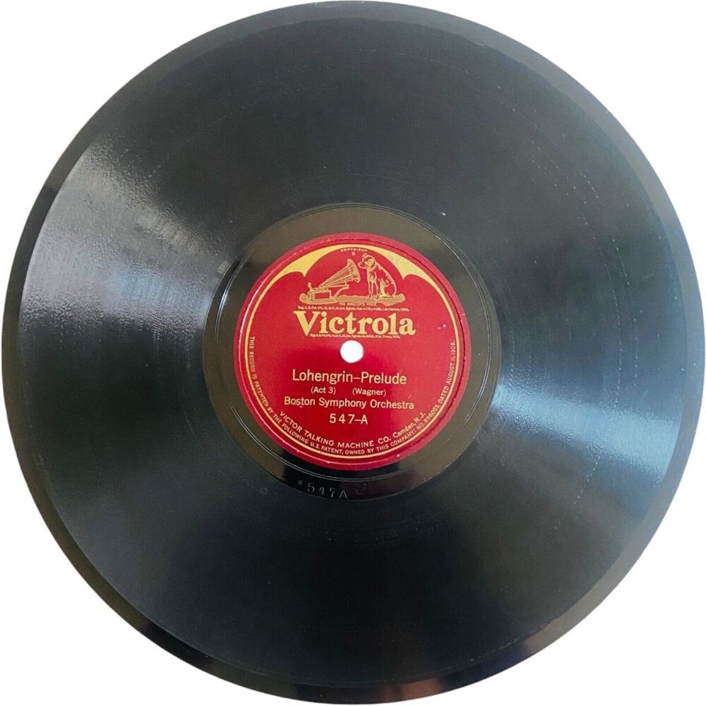Boston Symphony Orchestra Lohengrin-Prelude/March Miniature - 547 Victrola 78rpm